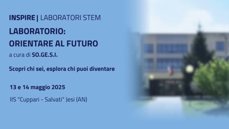 Scopri di più sull'articolo INSPIRE- Laboratorio “Orientare al futuro”: tra attitudini personali e professioni emergenti
