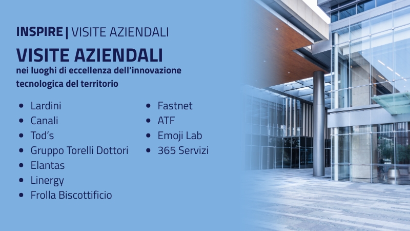 Al momento stai visualizzando INSPIRE – Le visite aziendali: esperienze formative per orientarsi tra competenze e professioni del futuro